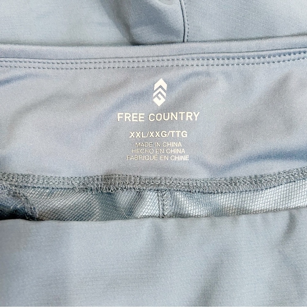 New Free Country Hybrid Shorts Size XXL Sage Steel Quick Drying Workout Hiking - Picture 10 of 13